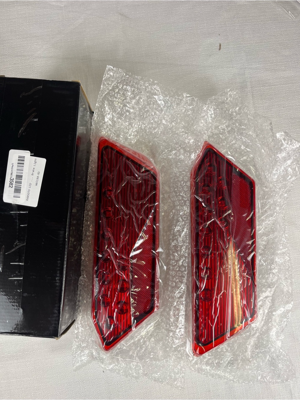 Red Rear Reflector Lens Pair for Men Other - Unbranded
